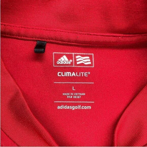 Adidas Men's Size Large ClimaLite Long Sleeve Mock Neck Golf Shirt‎ - Picture 11 of 13